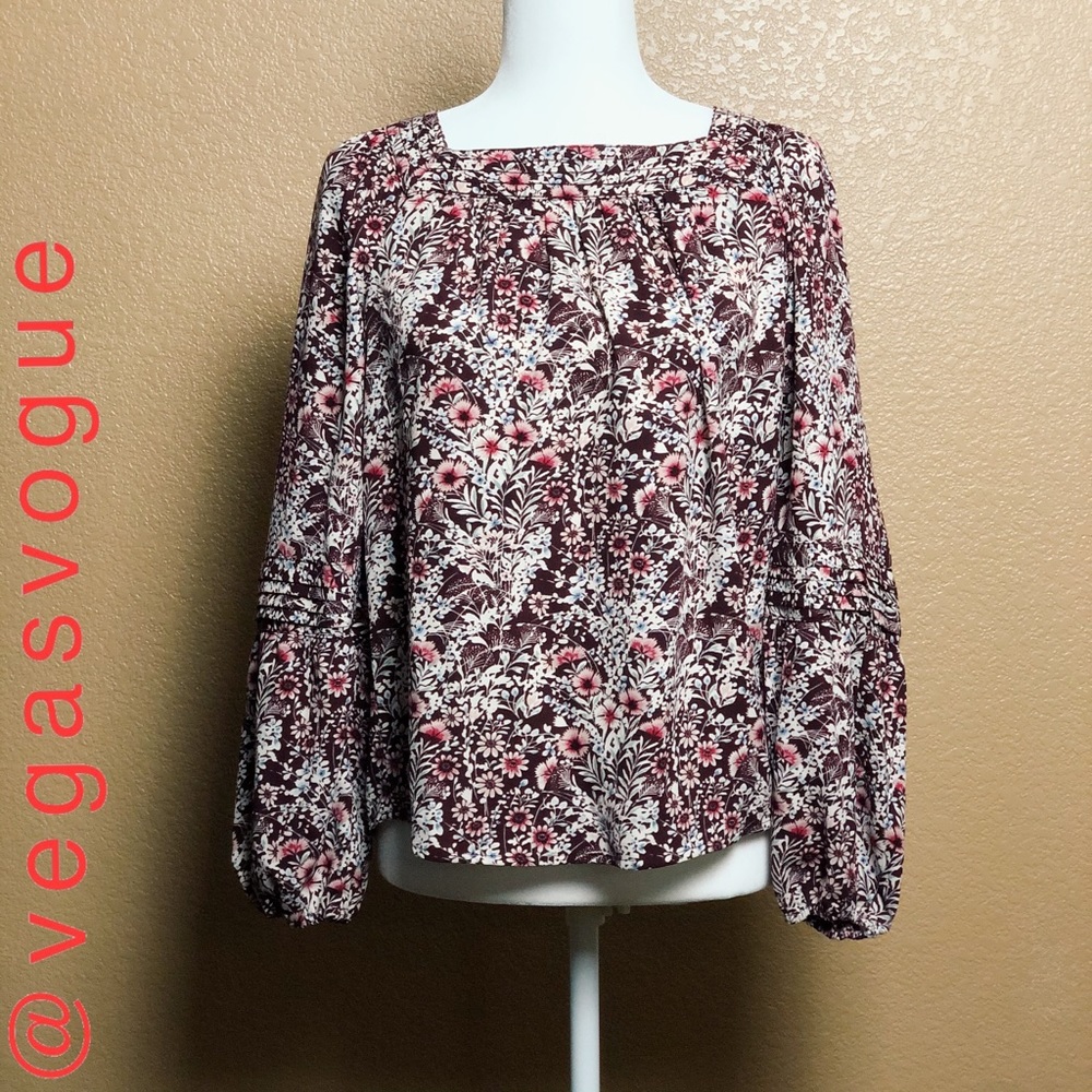 ♡ LAUREN CONRAD Floral Blouse ♡